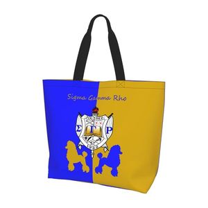 Women Sorority <b>Tote</b> Gift Casual Shoulder Bag Reusable Large Capacity <b>Book</b> Shopping Travel Carry Bag Personalized Wholesale - Product Image 1