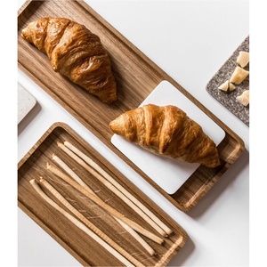 Minimalist Long Shape Wooden Serving <b>Trays</b> Smooth Surface Fancy Design Handmade Decorative Food Serving <b>Trays</b> Hot Selling - Product Image 3
