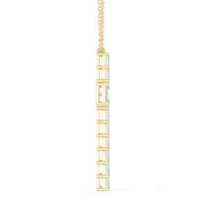 Colgante de Diamante Cultivado en Laboratorio con Forma de Esmeralda de Calidad Única, Oro Sólido de 14K, Certificado IGI, Personalizable OEM/ODM - Product Image 5
