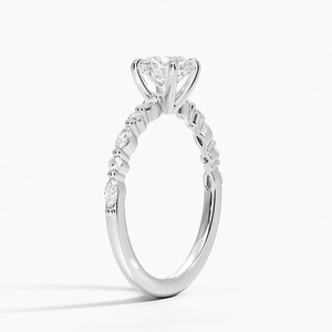 BOJ <b>Ring</b> 047 Round Cut <b>925</b> <b>Silver</b> Plated Luxe Petite Twisted Vine Moissanite <b>Ring</b> 2ct D Color VVS1 Moissanite GRA Certified Sale - Product Image 2