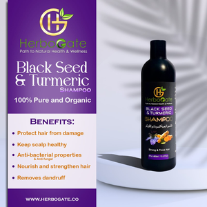 Black Seed and Turmeric <b>Shampoo</b> for Hair Repair Scalp Care and Refreshing Daily Hair Routine Naturally - Product Image 2