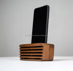 High Quality Wooden Audio Boosting <b>Speaker</b> Stand Optimal Sound Performance <b>for</b> <b>Phones</b> - Product Image 5