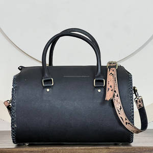 Bolsos de Viaje Grandes de Cuero Floral Hechos a Mano, Bolsos de Fin de Semana de Cuero Genuino de Primera Calidad, Lujosos y de Alta Calidad - Product Image 6