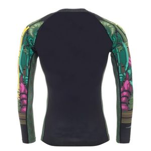Camiseta de compresión Rash Guard con diseño personalizado por sublimación, Rash Guard Bjj con estampado personalizado para hombre, Fortleo - Product Image 4