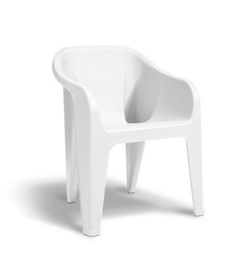 <b>Waterproof</b> Plastic Chair Weather Resistant Seating For Poolside Garden Patio Balcony And Outdoor Gatherings - Product Image 2