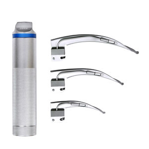 Laryngoscope manuel professionnel en acier inoxydable, lames affûtées, type Macintosh conventionnel, certifié CE, équipement médical, garantie 5 ans - Product Image 6