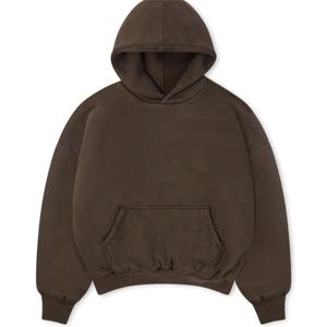 Sudadera con capucha y estampado de lavado de piedra ácida Vintage, Top de gran tamaño pesado desgastado para hombres, Otoño Invierno - Product Image 1