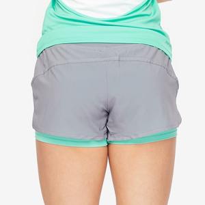 Shorts deportivos de verano para mujer, shorts de fitness para correr, shorts de gimnasio lisos, shorts deportivos de doble capa para yoga para mujer - Product Image 2