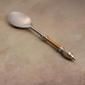 Ensemble d'ustensiles de cuisine de qualité supérieure, manche en métal doré, serveur à salade, outils et gadgets de cuisine, provenant d'un fabricant et exportateur indien - Product Image 4