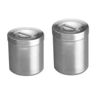 Boîtes de rangement pour pansements, lot de 3 conteneurs, instruments chirurgicaux, formation médicale, boîtes à pansements en acier inoxydable, boîte pour interventions chirurgicales mineures - Product Image 1