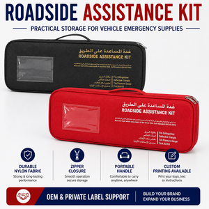 Kit de Herramientas de Emergencia para Automóvil, Portátil, Impermeable, de Nailon, para Asistencia en Carretera, con Suministros de Primeros Auxilios, OEM ODM - Product Image 1