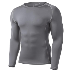 Custom Short Sleeve Rash Guard Polyester Nylon Breathable Quick Dry <b>Compression</b> <b>Shirt</b> <b>for</b> MMA BJJ Gym Surfing OEM - Product Image 2