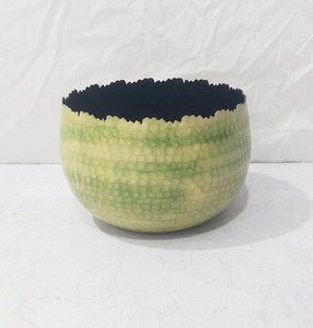 Round Metal Planter <b>Pot</b> Gradient Finish Decorative Indoor Outdoor Flower <b>Pot</b> Modern Metal Planter Bowl Garden Planter Home Decor - Product Image 5