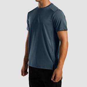 Camisetas de Manga Corta para Hombre, al por Mayor, con Logotipo Personalizado, Estilo Casual, Verano, Corte Ajustado, Secado Rápido, Ecológicas y Transpirables - Product Image 2