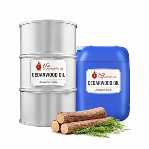 Huile Essentielle Pure de Cèdre Certifiée GMP AG Organica Juniperus Ashei Distillation à la Vapeur Qualité Aromathérapie pour le Corps - Product Image 1