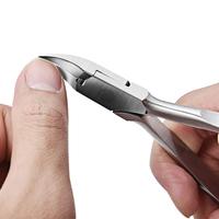 Coupe-cuticules incurvés résistants à la rouille en acier inoxydable, outil professionnel de soin des ongles, instrument de beauté pour les doigts, haute qualité