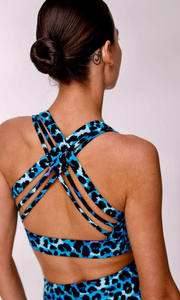 Soutien-gorge push-up sans coutures et sans dos, ajustable, pour le fitness et le yoga, avec dos en V et effet froncé, pour femmes - Product Image 3