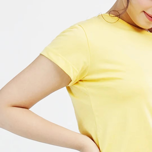 เสื้อยืดแขนสั้นผู้หญิงสไตล์ใหม่พรีเมียมสั่งทำพิเศษ ระบายอากาศได้ดี สไตล์ลำลอง สกรีนโลโก้ได้ ราคาขายส่ง - Product Image 3