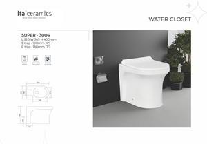 โถสุขภัณฑ์แบบตั้งพื้น Super One Piece S-Trap ระบบ Dual-Flush ประหยัดน้ำ - Product Image 1
