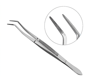 Dental Surgical Tweezers Stainless Steel Autoclavable Reusable Dental Instrument - Product Image 1