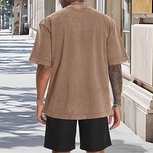 T-shirt homme de haute qualité, sublimation, léger, prix raisonnable, matière douce, 100% coton, envoyé par Dress Sports - Product Image 5