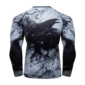 Boxing Jersey <b>Men</b> MMA BJJ Jiu Jitsu T-<b>Shirt</b> <b>Compression</b> Sleeveless Rash Guard 100% Polyester Quick Dry Gym Training - Product Image 5