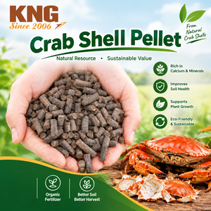 ปุ๋ยอินทรีย์เม็ดเปลือกปู KNG แหล่งแคลเซียมธรรมชาติเพื่อสุขภาพดินและการเจริญเติบโตของพืช - Product Image 1