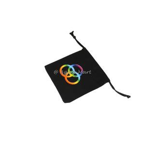 Bolsa de embalaje de algodón Ce ltic redonda de lona con logotipo personalizado para embalaje de regalo de joyería de piedra - Product Image 1