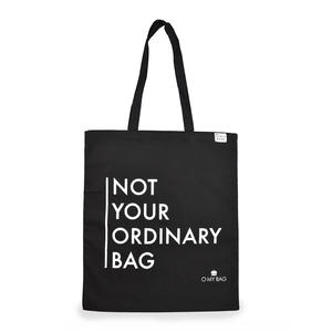 Wholesale Custom Printed 100% Cotton <b>Canvas</b> <b>Tote</b> <b>Bag</b> with Black Handle Foldable Features Two Straps <b>for</b> Promotions - Product Image 5