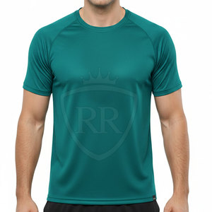 Outdoor Activities Men's Knitted Blank Design <b>Polyester</b> <b>T</b>-<b>Shirt</b> Quick Dry Comfortable Breathable for Running Exercise - Product Image 5