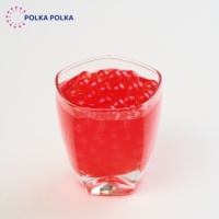 Premium Polka Polka Popping Boba Bubble Tea Authentische Geschmacksrichtungen Echter Saft Taiwan Verzehrfertig 3,2KG/Becher 4 Becher/Karton 12-18
