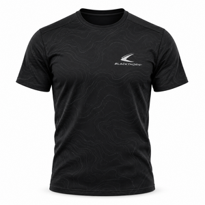 Camiseta Deportiva de Manga Corta para Hombre Blackthorn, Color Verde Oliva, Secado Rápido, Estilo Casual, Color Sólido, Poliéster, Ropa de Verano - Product Image 2