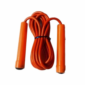 Corde à sauter Geo Brother Company GB-51 personnalisée en gros avec poignée en bois, en cuir de vachette, longueur 3m, capacité 1kg, marque privée - Product Image 5