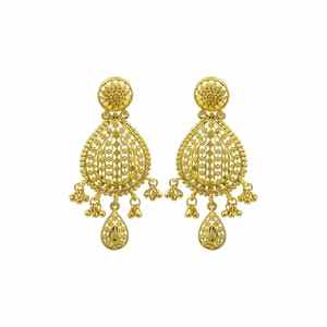 Vente en gros de colliers plaqués or 14K, 18K, 24K, style Dubaï, ensemble de bijoux de mariée, design traditionnel, ensemble de bijoux turcs - Product Image 5