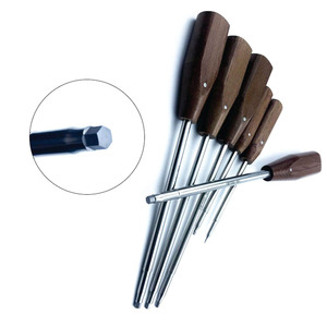 Juego de 6 Destornilladores Ortopédicos de Cabeza Hexagonal de Acero Inoxidable con Mango de Fibra, Kit de Instrumentos Manuales de Precisión 1.2/5mm - Product Image 5