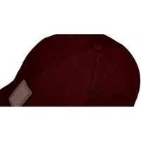 Casquette de baseball personnalisée avec logo, design camionneur en coton tendance pour adultes, casquette de sport respirante de couleur unie avec patch en cuir pour la course à pied