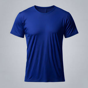 T-shirts pour hommes 100 % coton de haute qualité 2026 – Personnalisables, vierges, à manches courtes, décontractés, col rond, pour l'été – Fabriqués au Bangladesh - Product Image 1