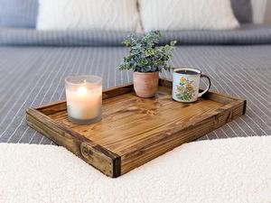 Plateau en bois multifonctionnel pour table à manger et cuisine - Product Image 5