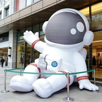 Astronaute gonflable géant, grand modèle de cosmonaute avec éclairage LED pour la décoration d'événements/festivals/expositions/fêtes/centres commerciaux