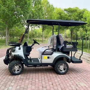 Carrito de Golf Eléctrico de 4 Ruedas de Alta Calidad a Precio de Fábrica, con 7-8 Asientos, Alcance de 30 km, para Uso General y Turismo - Product Image 3