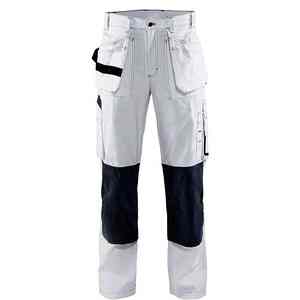 Pantalons de travail blancs pour hommes SUMROOS, sur mesure, de haute qualité, vente en gros, taille personnalisée - Product Image 6