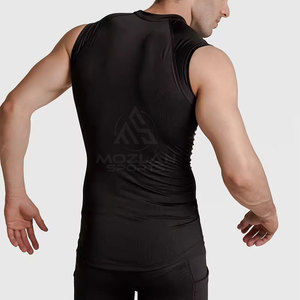 Camiseta de Compresión para Hombre, Diseño 2026, Precio al por Mayor, Ropa Deportiva para Hombre, Fabricada en Pakistán - Product Image 3