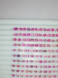 Saphir rose naturel exclusif, taille ovale, certifié IGI, lustre superbe AAA, 3-6 mm, coupe et polissage parfaits pour la fabrication de bijoux - Product Image 3