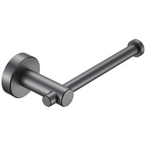 Portarotolo da parete in alluminio spaziale grigio con finitura in acciaio inossidabile più spessa - Product Image 1