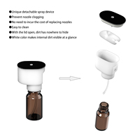 Diffuseur sans eau Huile EssentiellePortable USB Rechargeable Diffuseur d'aromathérapie pour voiture Maison Hôtel Commercial avec lumière LED