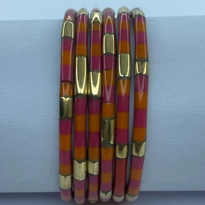 New Design Brass and Resin Fashion Handmade Jewelry <b>Bangles</b> for Women Fashion Best Quality and Hot Selling <b>Bangle</b> Women Jewelry - Product Image 1