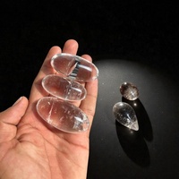 Statue ovale de Shiva Lingam en cristal de quartz poli de qualité supérieure – Cadeau d'affaires traditionnel Feng Shui en gros
