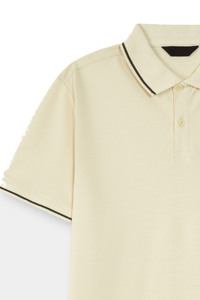 Camisa polo para hombre de ajuste cómodo, de algodón, manga corta, con cuello, transpirable, para verano, de corte ajustado, elegante, informal y para uso en la oficina. - Product Image 4