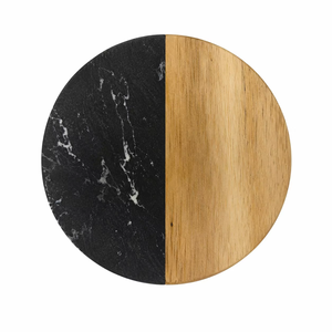Round Handmade Natural Wood & Epoxy Resin <b>Coaster</b> <b>Set</b> From REHMAN CRAFT - Product Image 4