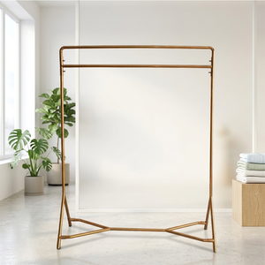 Présentoir de Luxe Pliable en Métal Bros Display – Porte-vêtements Robuste à Niveaux pour Magasin, Design Moderne - Product Image 2